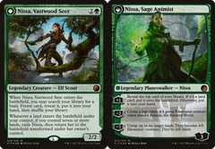 Nissa, Vastwood Seer // Nissa, Sage Animist - Foil